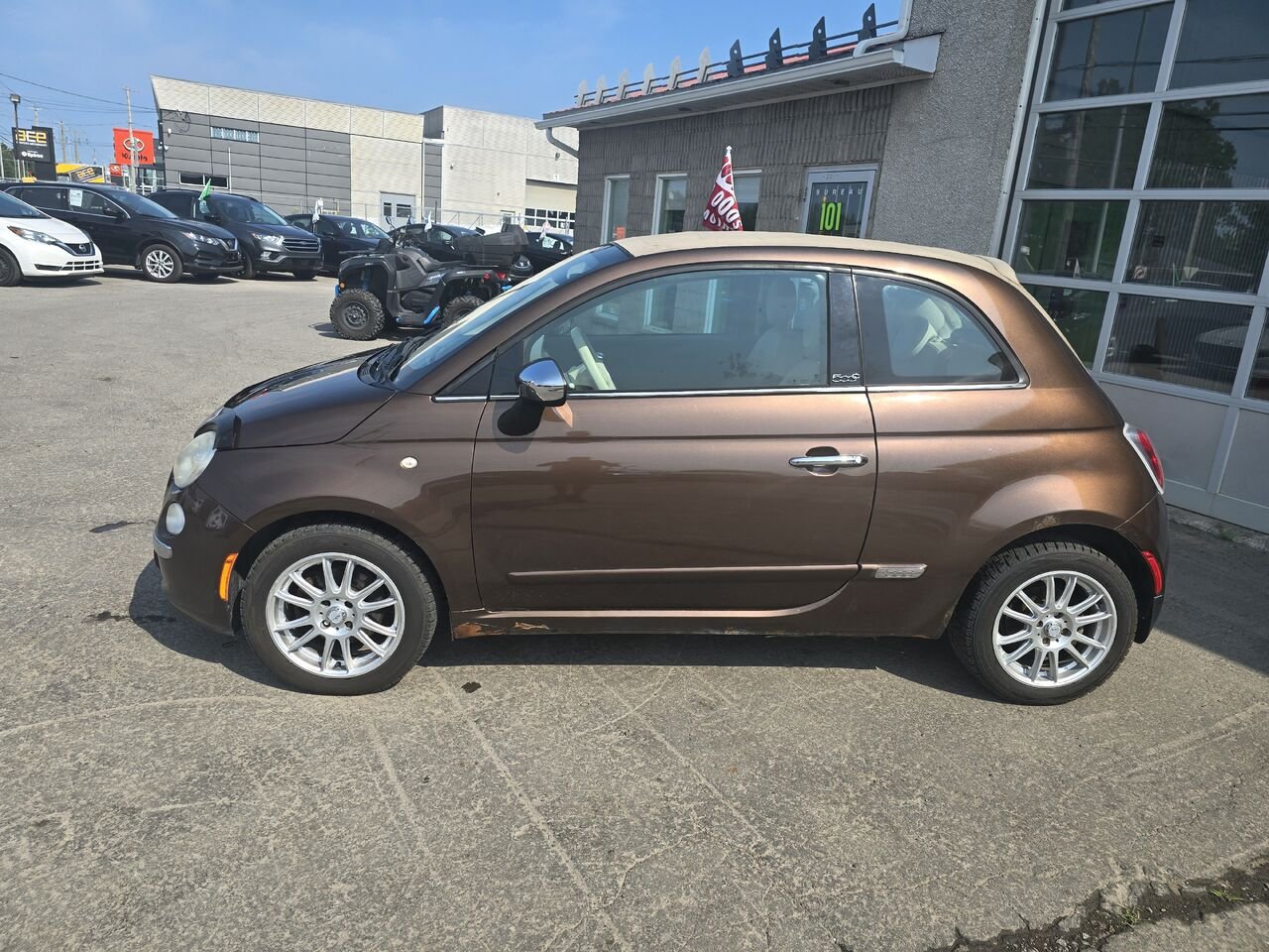 2012 FIAT 500 Brown  - photo #1