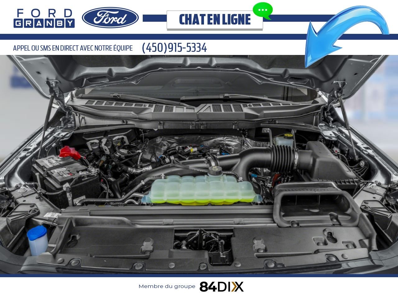 Ford F-150 2025 Blanc Oxford Granby - photo #10