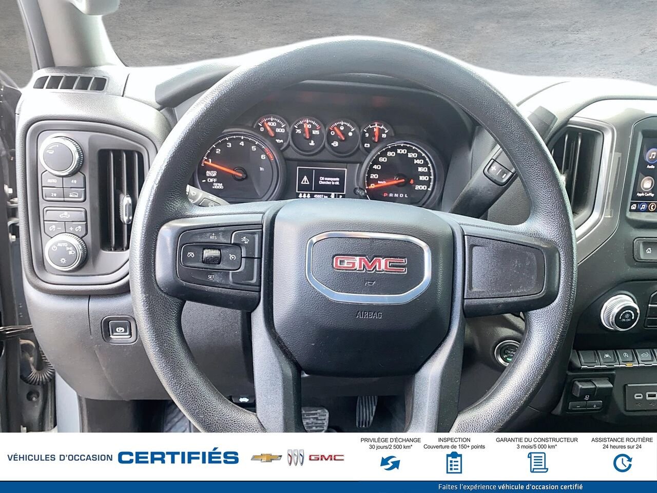GMC SIERRA 150 Pro cabine multiplace 4RM 157 po 2024 Gris Montmagny - photo #10
