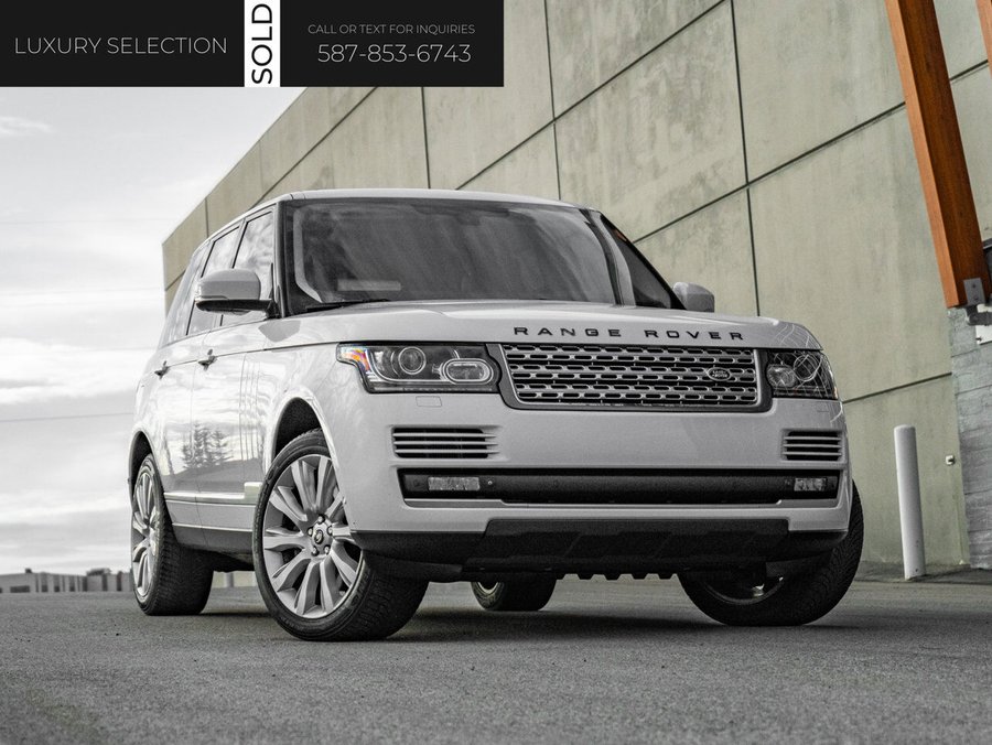 2013 Land Rover Range Rover SC White