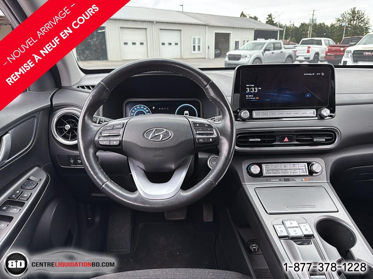 Hyundai Kona électrique Preferred | 2023 Gris Granby - photo #15