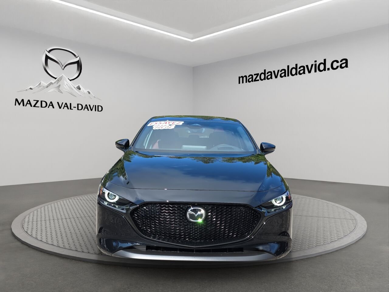 2026 Mazda Mazda3 Sport GT avec moteur turbo BA TI i-ACTIV Jet Black Mica Val-David - photo #9