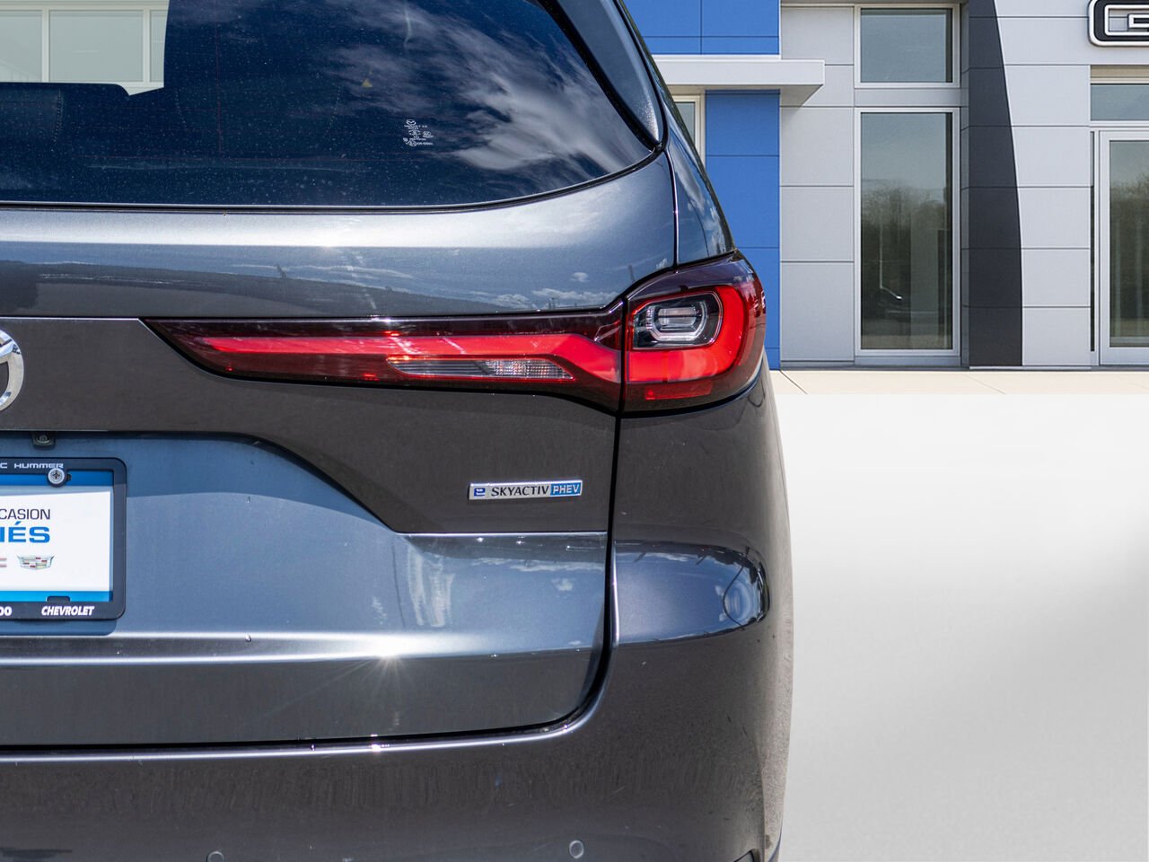 Mazda CX-90 hybride rechargeable GT TI 2024 Gris Châteauguay - photo #35