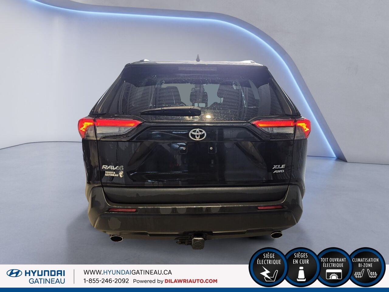 2023 Toyota RAV4 Black Gatineau - photo #2