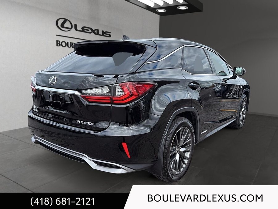 2017 Lexus RX 450h Hybride 4 portes à traction intégrale Black