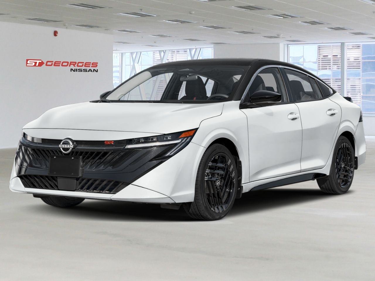 2026 NISSAN Sentra Aspen White TriCoat/Super Black Saint-Georges - photo #0