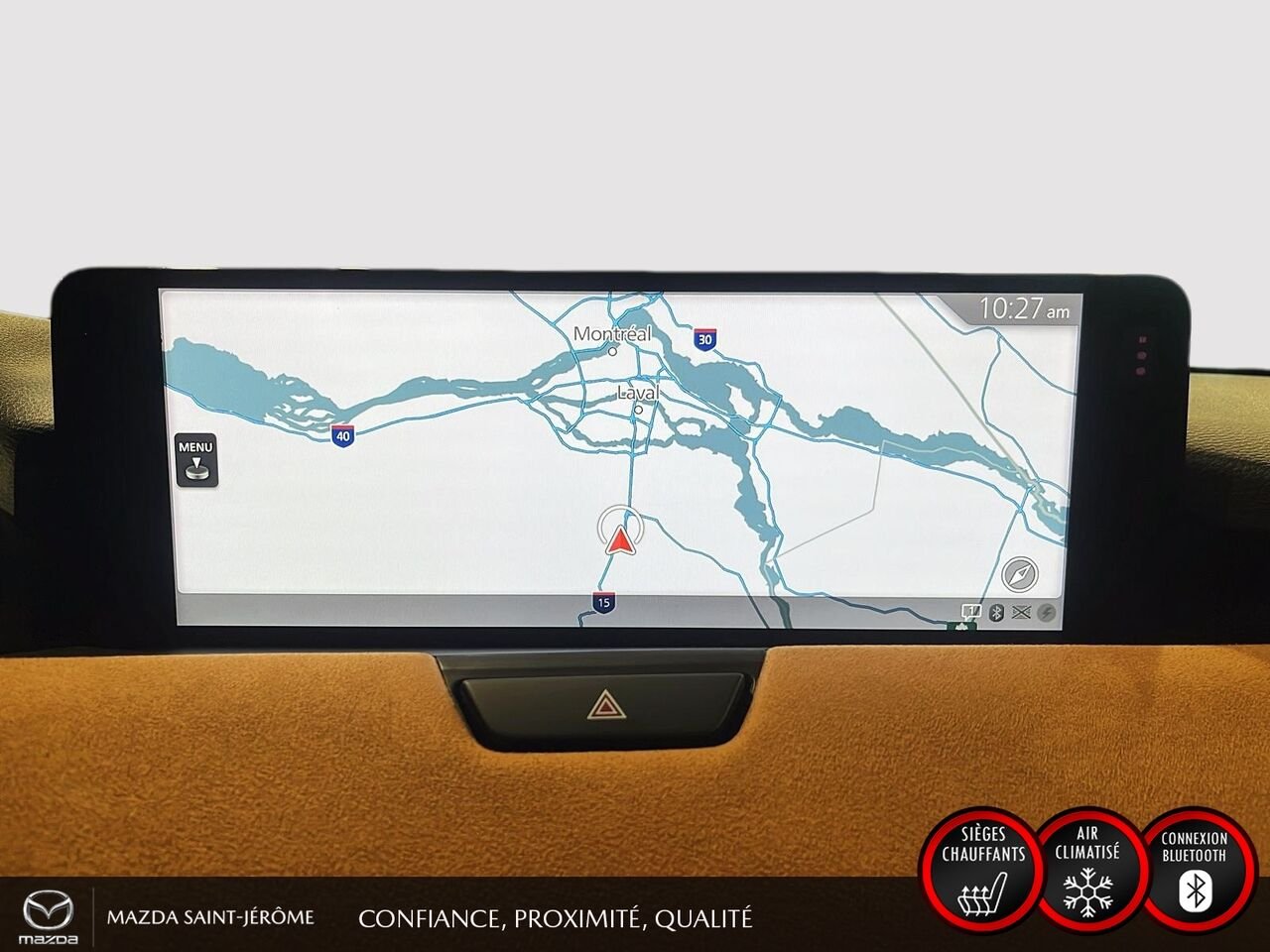 Mazda CX-90 hybride léger Signature | TOIT PANORAMIQUE | AWD | CUIR NAPPA | SIEGES CAPITAINES 2024 Gris Saint-Jérôme - photo #21