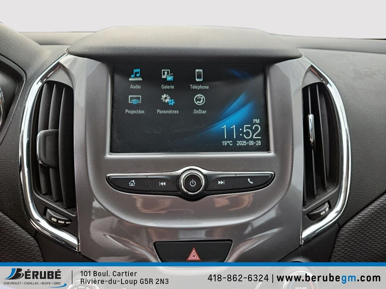 2018 CHEVROLET CRUZE LT 1.6L berline 4 portes avec 1SH Silver Rivière-du-Loup - photo #14