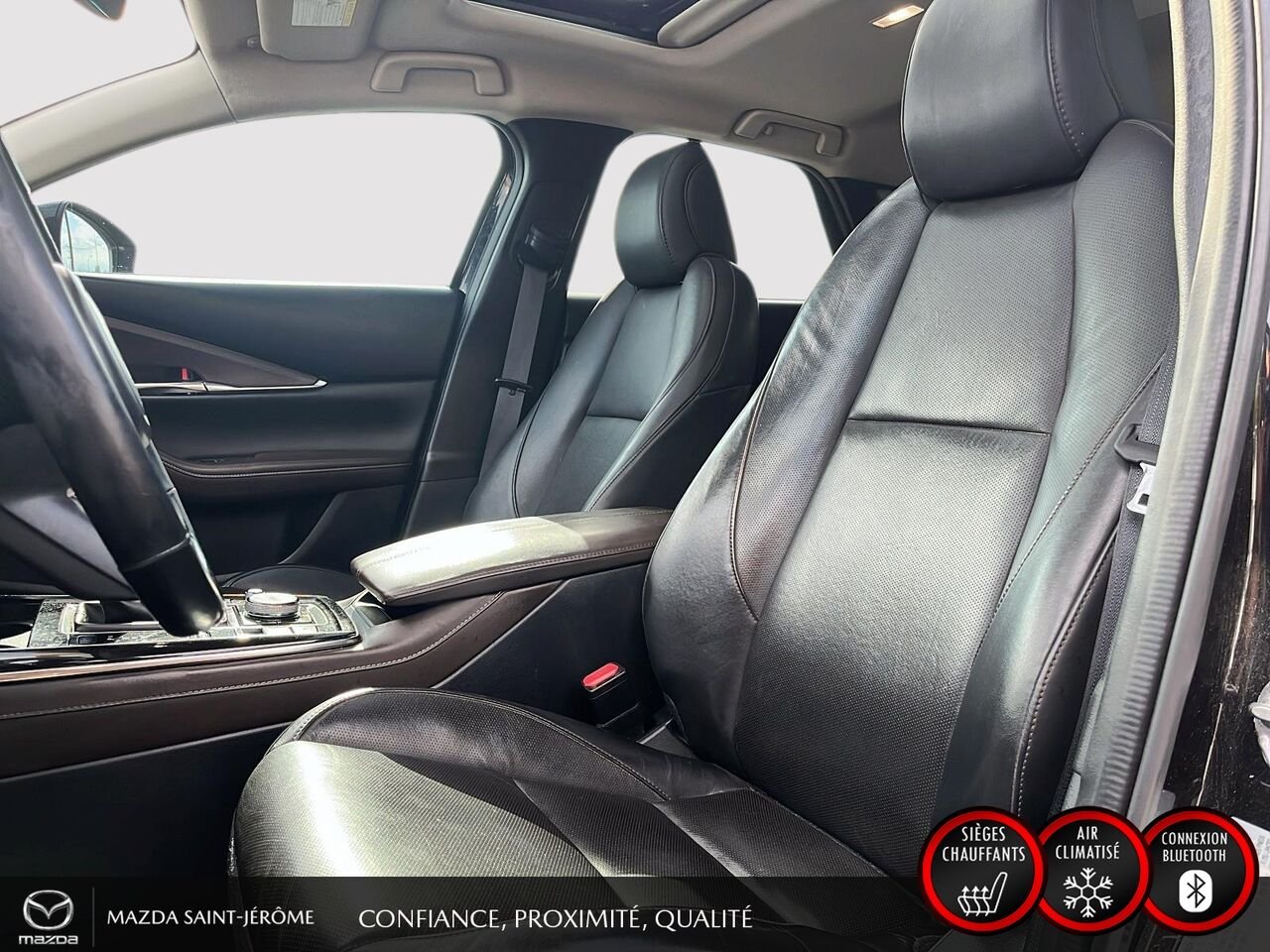 2023 Mazda CX-30 GT | CUIR | TOIT OUVRANT | NAVIGATION | AWD | CAMÉRA 360 Black Saint-Jérôme - photo #17
