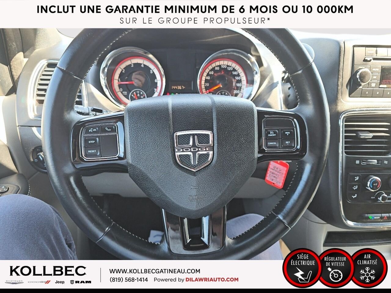 DODGE GRAND CARAVAN SXT Premium Plus 2017 Rouge Ottawa & Gatineau - photo #8