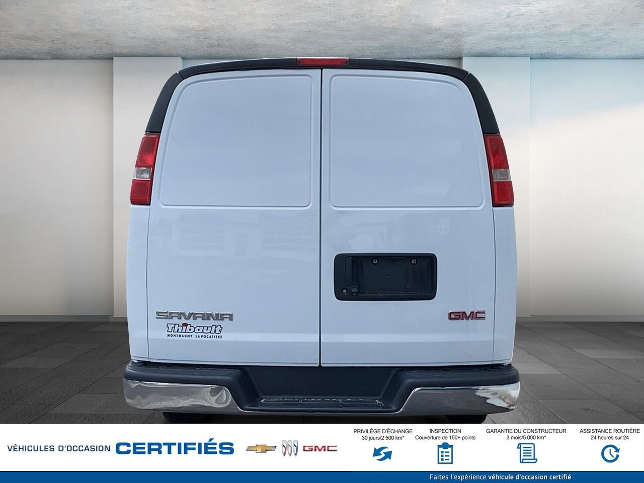 2019 GMC Savana Cargo Van Traction arrière 2500 155 po White Montmagny - photo #2