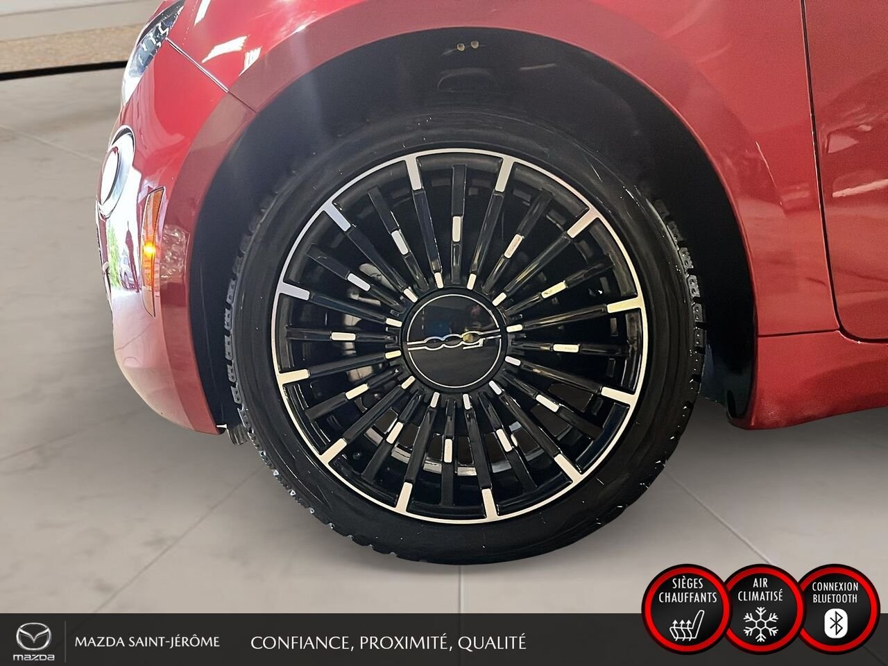 2024 FIAT 500e Édition (RED) | 100 % ÉLECTRIQUE | SEULEMENT 17 026 KM | CARFAX VIERGE Red Saint-Jérôme - photo #11
