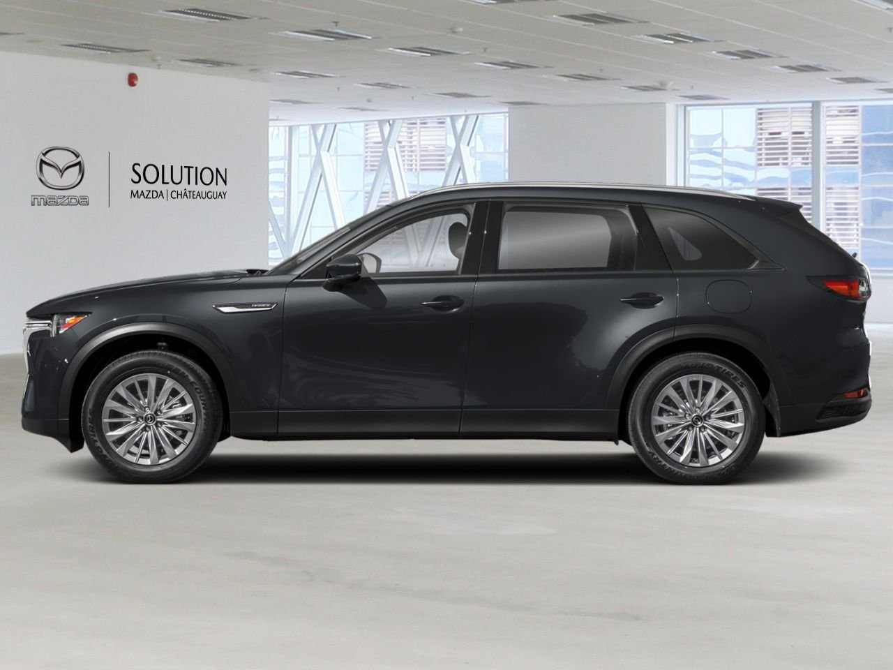 MAZDA CX-90 hybride rechargeable GS-L TI 2026 Noir de jais mica Châteauguay - photo #1
