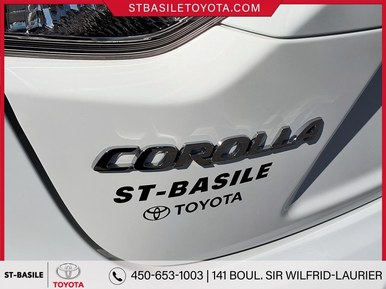 TOYOTA COROLLA 2023 Blanc Saint-Basile-le-Grand - photo #6