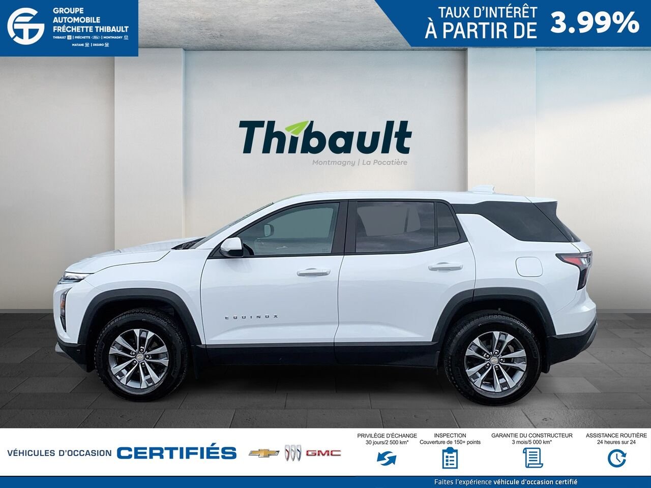 2026 CHEVROLET EQUINOX LT 4 portes à transmission intégrale avec 2LT White Montmagny - photo #4