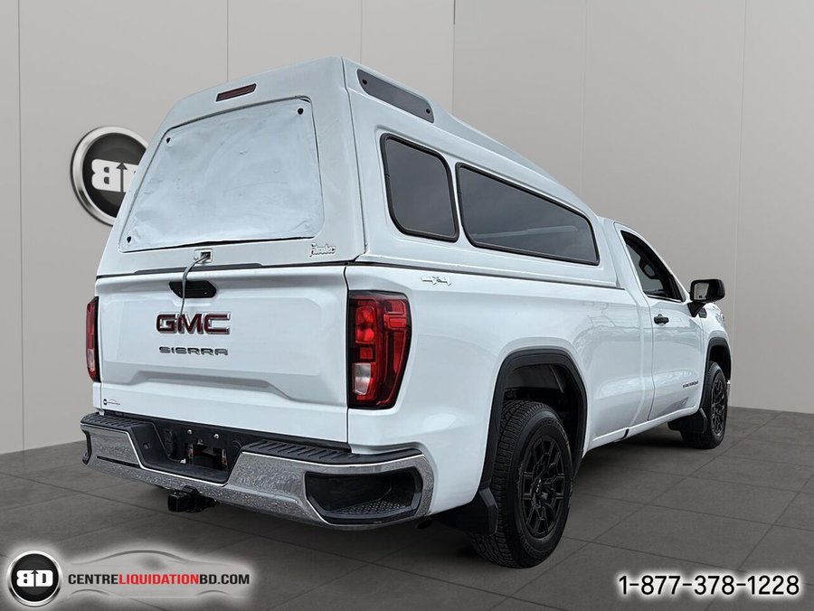 2019 GMC Sierra 1500 SINGLE CAB V6 4X4 4.3L BOÎTE 8P + BOÎTE DE FIBRE White