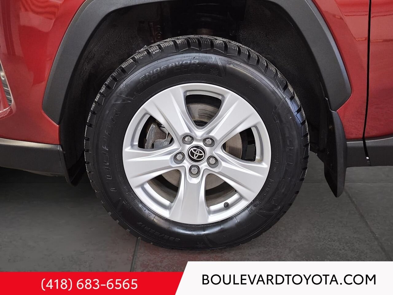 2021 Toyota RAV4 100244B-45 | XLE, AWD Red Québec - photo #6