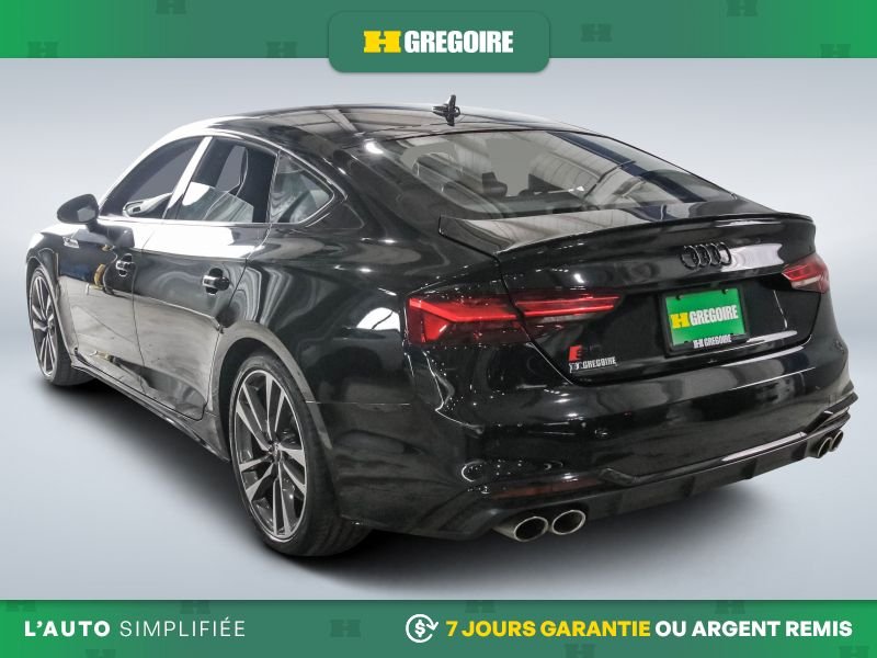 Audi S5 Progressiv AWD AUTO A/C MAGS CUIR TOIT NAV CAM REC 2022 Noir