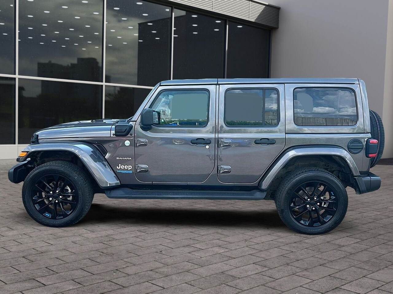 Jeep Wrangler 4xe SAHARA UNLIMITED 2022 Gris Québec - photo #4