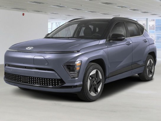 Hyundai Kona électrique Preferred TA avec ensemble Ultimate deux tons 2025 Bleu