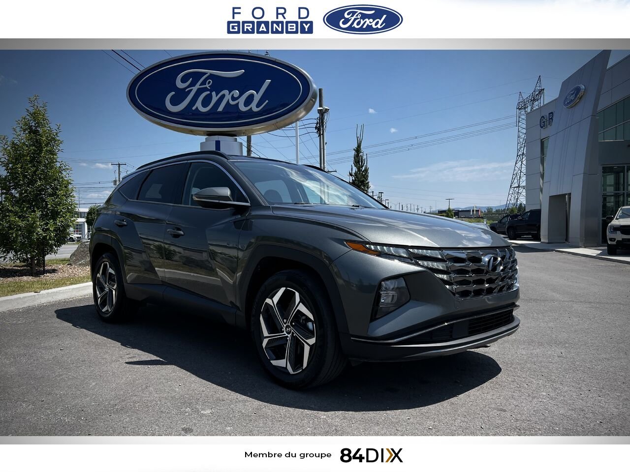 Hyundai Tucson hybride rechargeable 2022 Gris Granby - photo #0