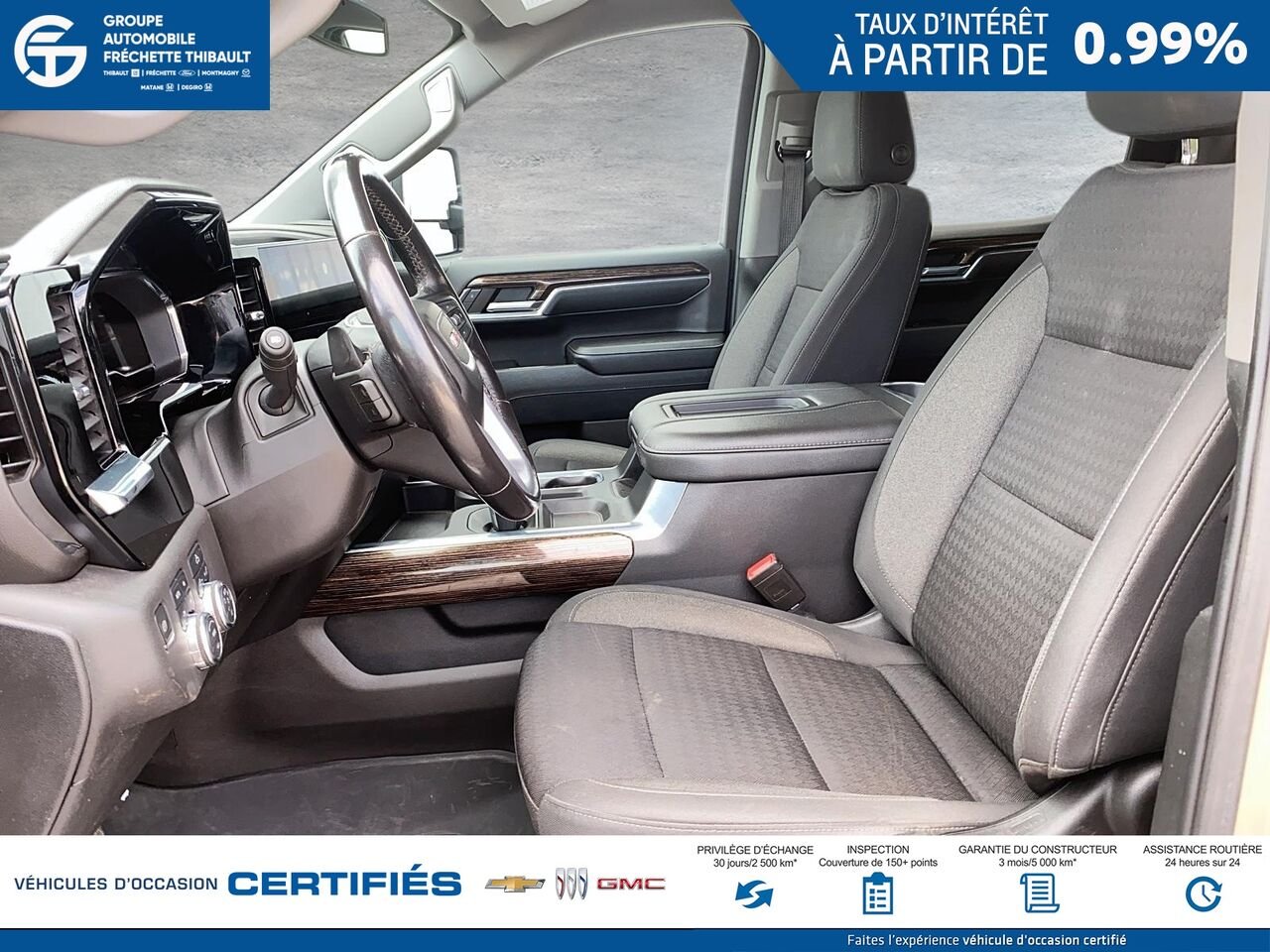 GMC SIERRA Elevation cabine multiplace 4RM 157 po 2022 Beige Montmagny - photo #7