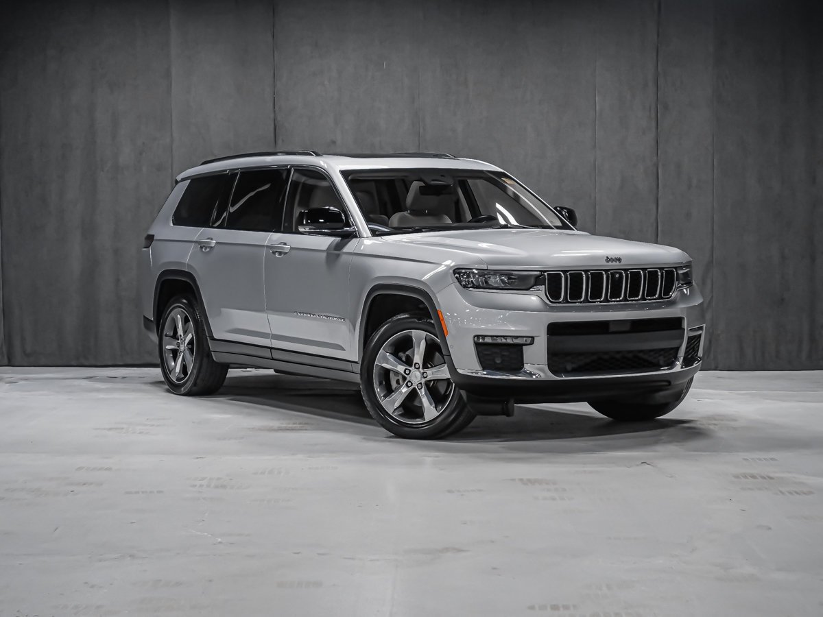 2021 Jeep Grand Cherokee L LIMITED NAV TOIT PANO SIÈGES VENTILÉS ATTELAGE Silver Montreal - photo #1