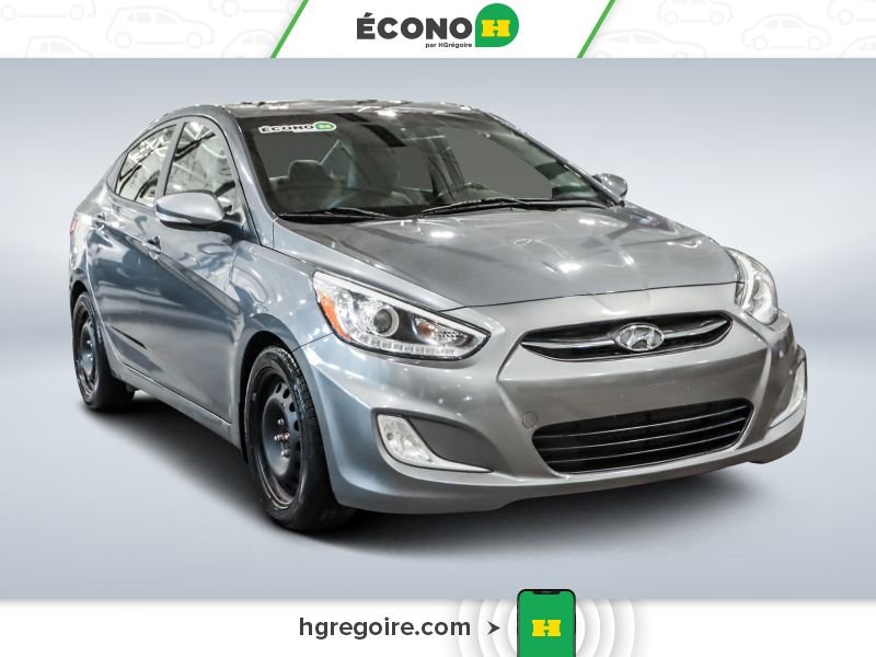 Hyundai Accent 821067 | GLS AUTOMATIQUE A/C TOIT OUVRANT 2017 Gris Laval - photo #0
