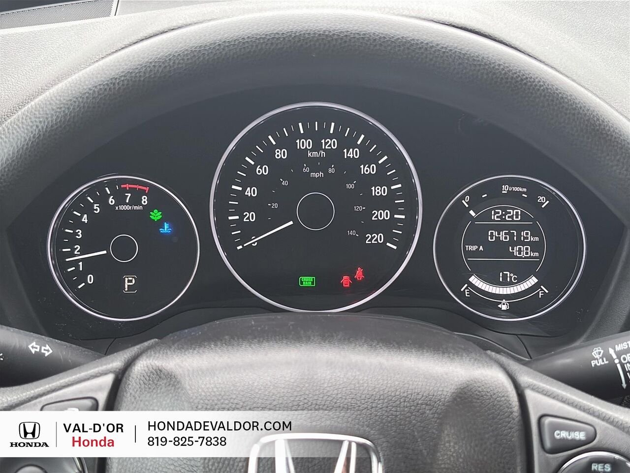 2018 Honda HR-V LX Traction Intégrale CVT Black Val-d'Or - photo #9