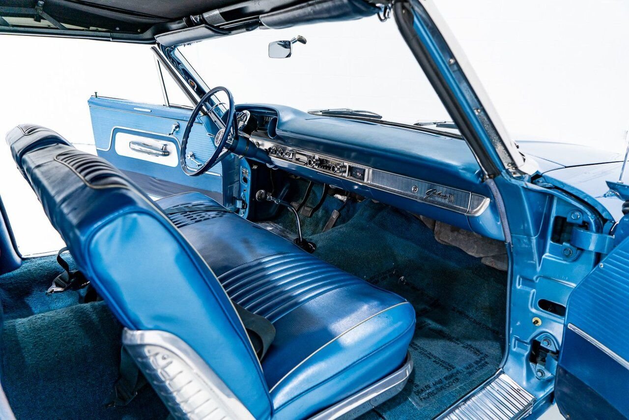 1963 Ford Galaxie 500 *PRIX EN USD* 406 Cu In TriPower 4-Speed Convertible Blue Montreal - photo #8