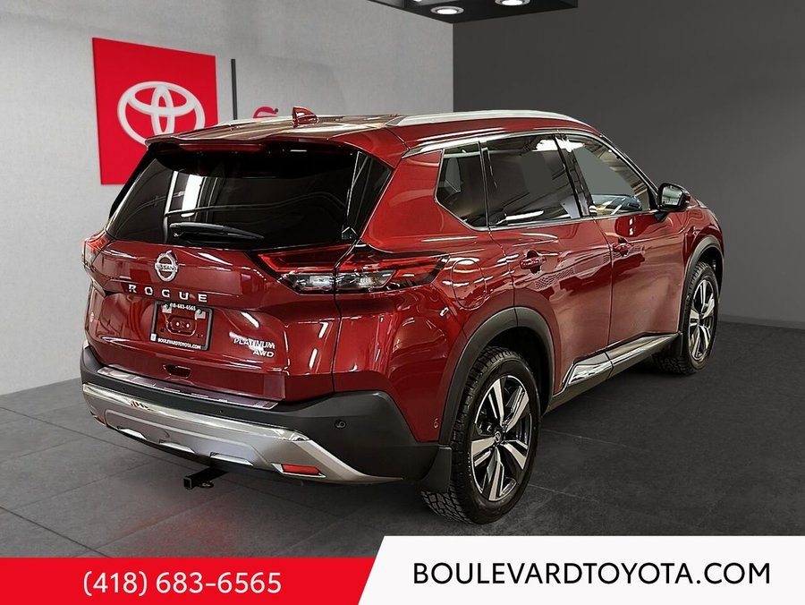2021 Nissan ROGUE PLATINE, AWD Red