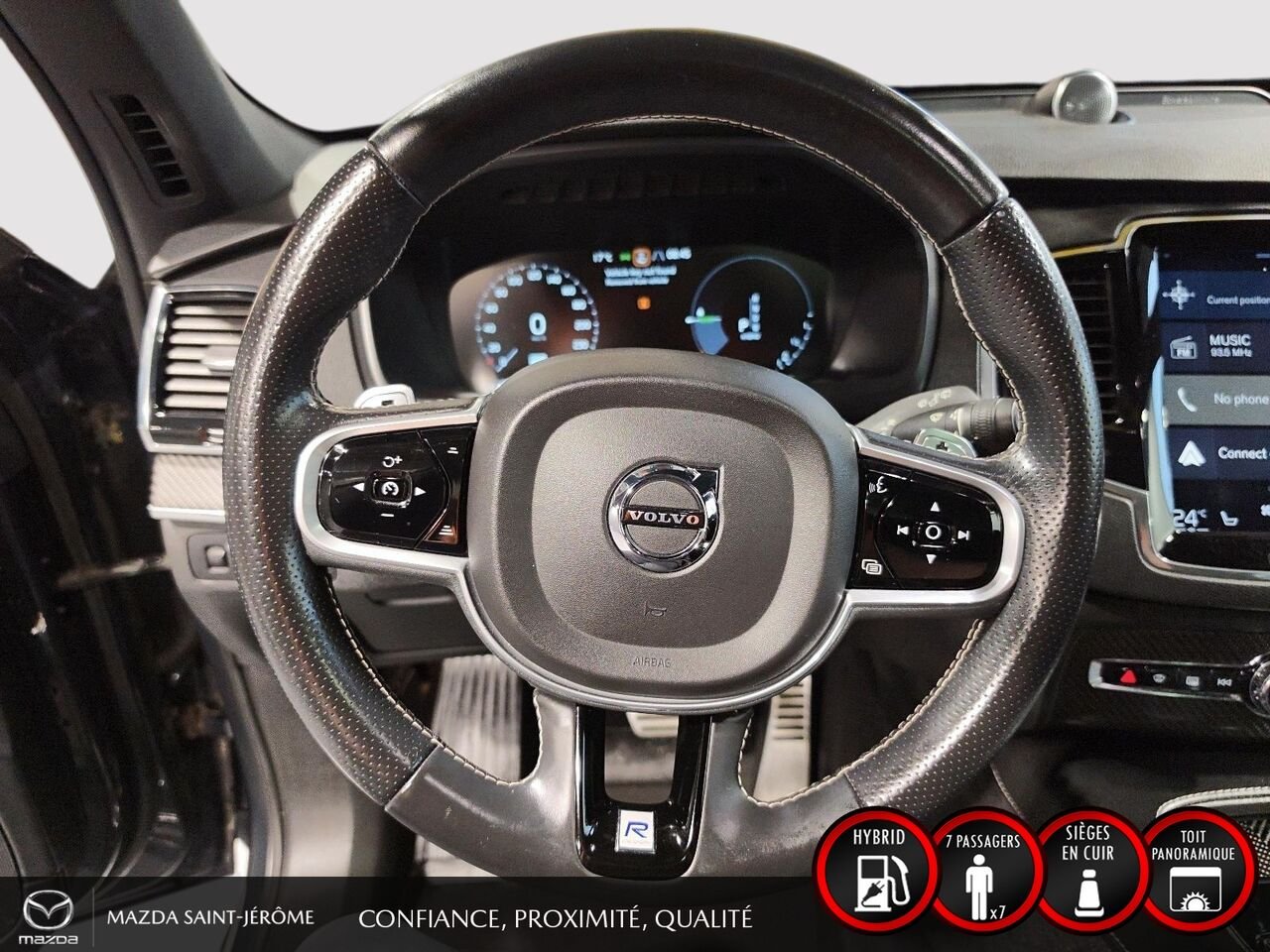 Volvo XC90 2018 Gris Saint-Jérôme - photo #12