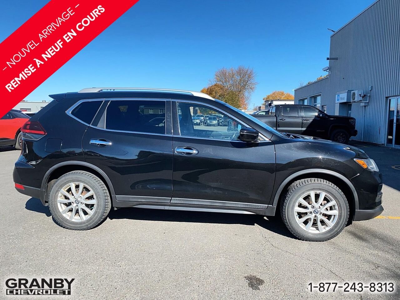 2019 Nissan Rogue S TA | 27-0143A Black Granby - photo #3