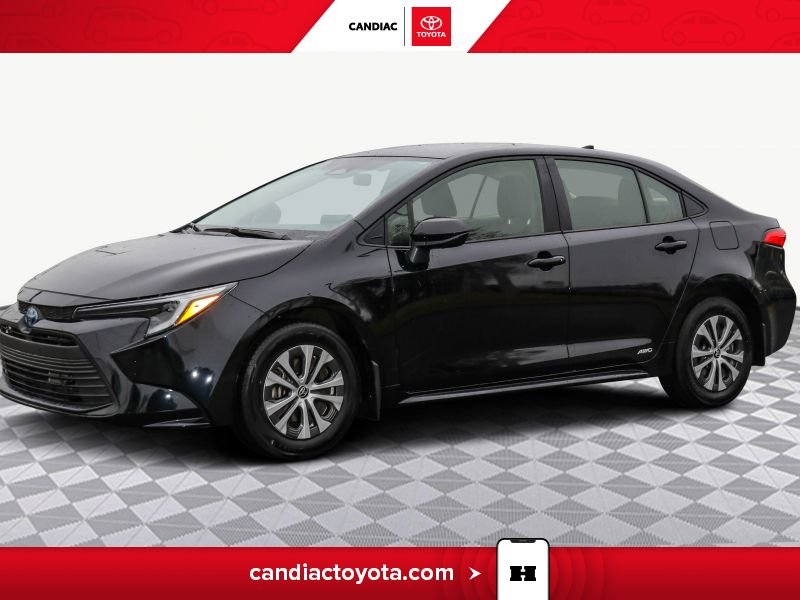 Toyota Corolla TR02484 | Hybrid LE AWD - MAGS - CLIM AUTOM - SIÈGES CHAUFFA 2024 Noir Laval - photo #2