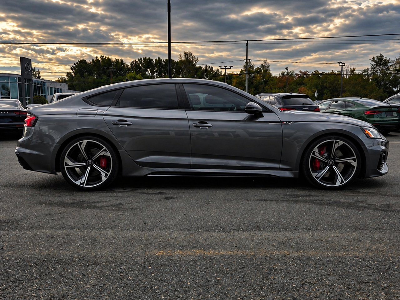 Audi RS 5 Sportback 2022 Gris Granby - photo #7