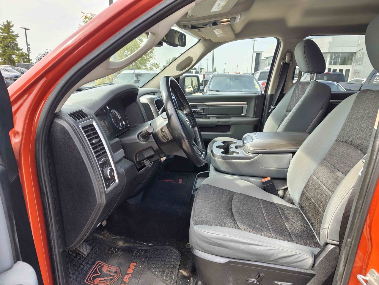 2013 Ram 1500 4WD Crew Cab 140.5 SLT Red Sherwood Park - photo #7