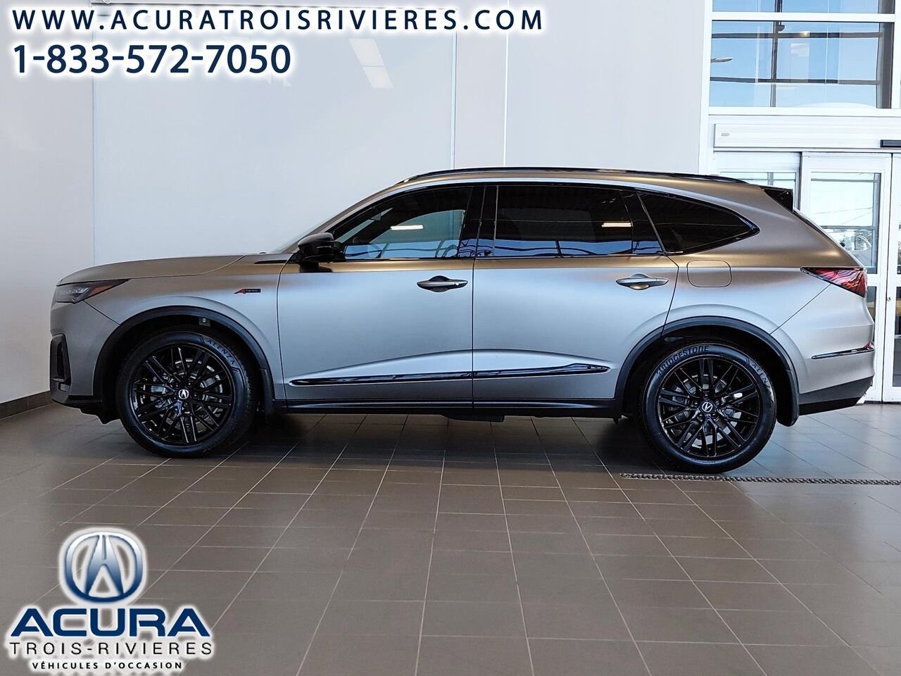 2025 Acura MDX A-Spec Platinum Elite CARBONE Grey Trois-Rivières - photo #6