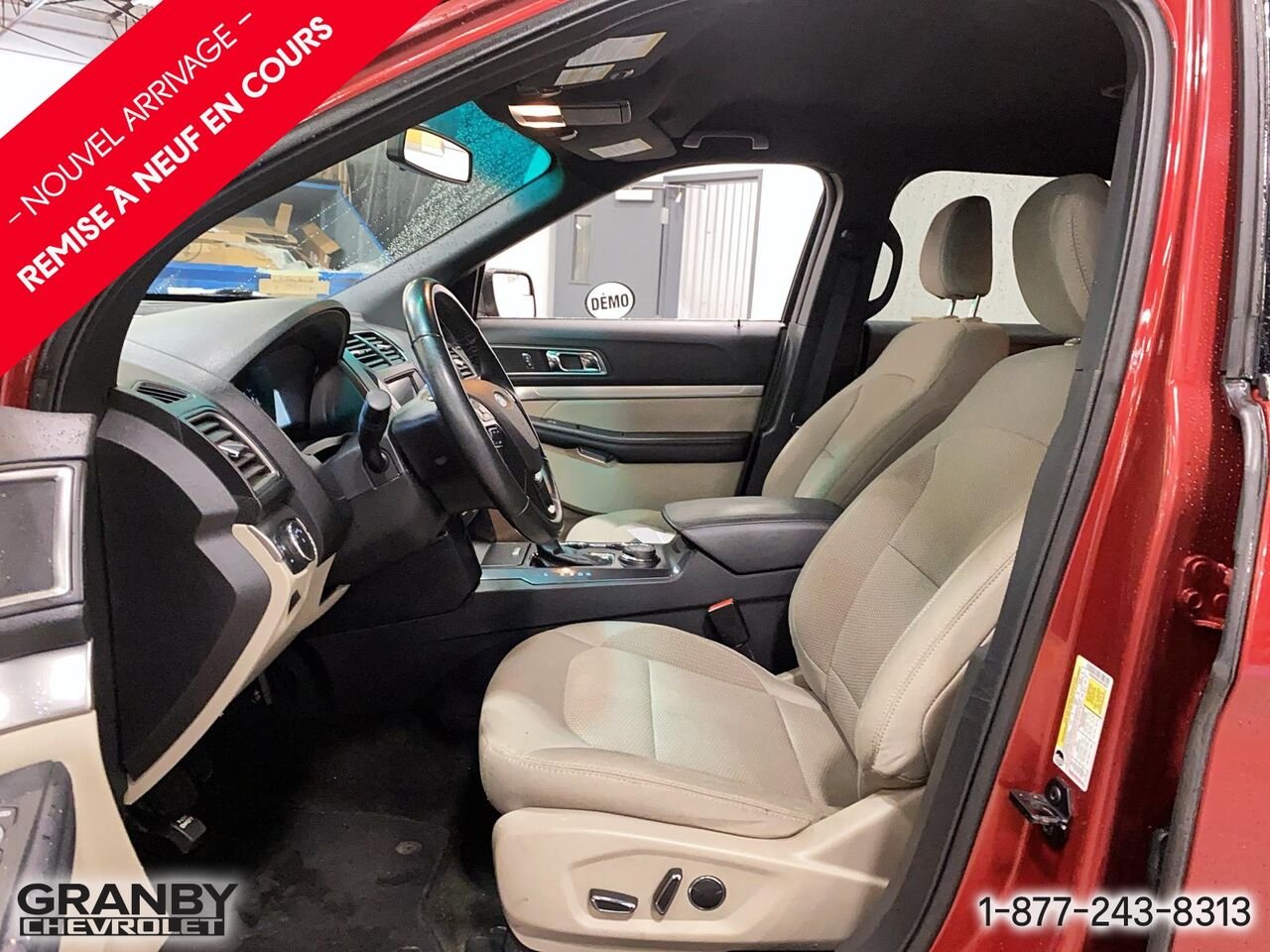 Ford Explorer XLT, quatre roues motrices | G3898 2018 Rouge Granby - photo #13