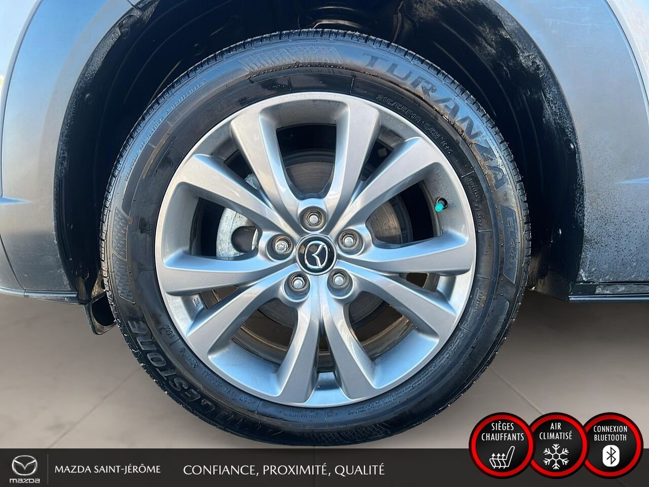 Mazda CX-30 GS LUXE | 1 PROPRIÉTAIRE | JAMAIS ACCIDENTÉ | TOIT OUVRANT | CUIR | AWD 2025 Gris Saint-Jérôme - photo #11