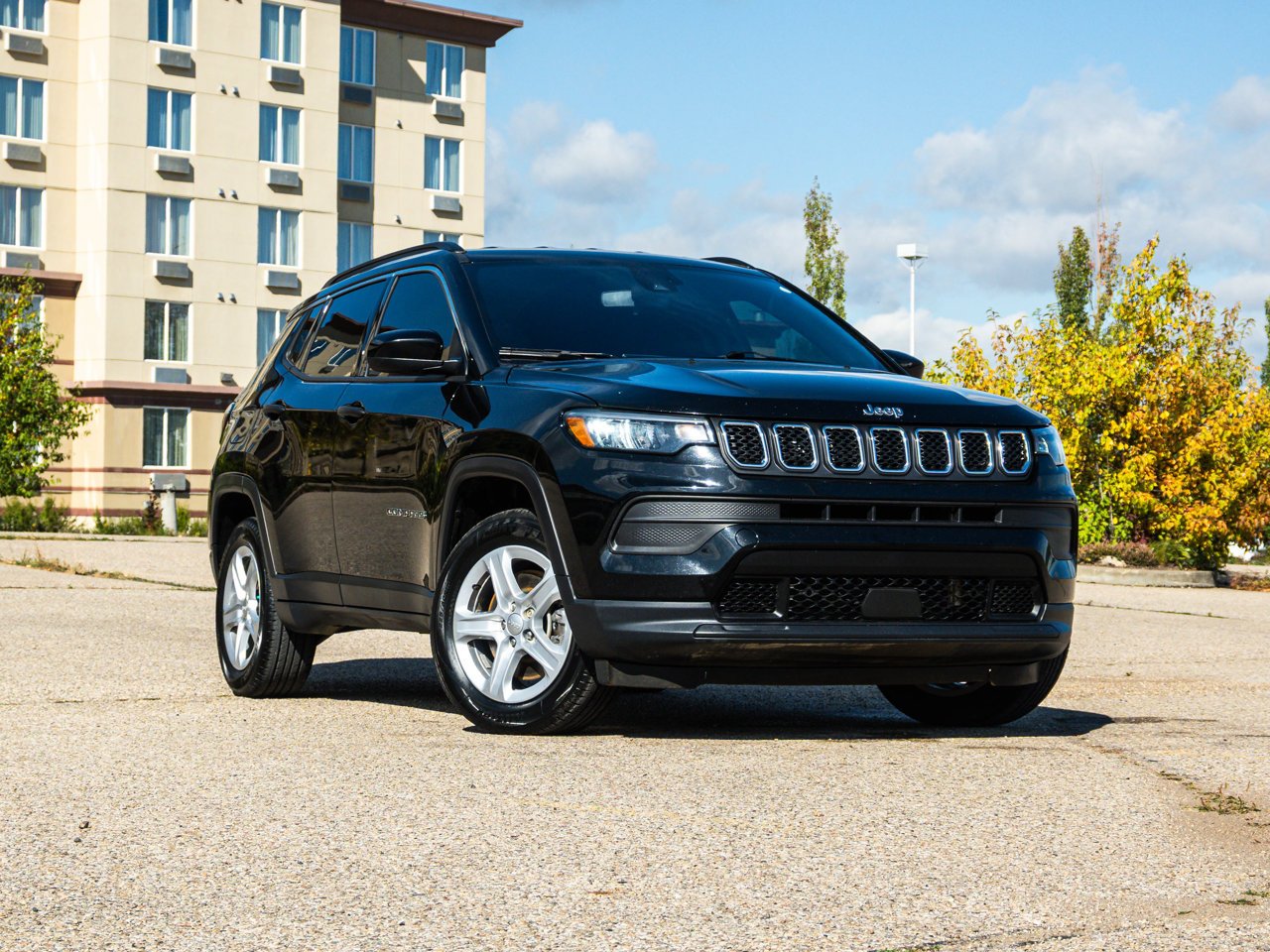 2024 Jeep Compass Sport 4x4 Black Sherwood Park - photo #1