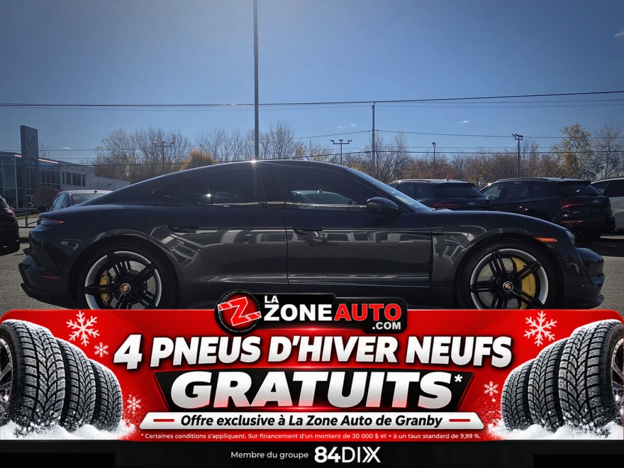 Porsche Taycan Turbo S 2020 Gris Granby - photo #8