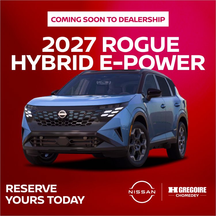 Nissan chomedey promo octobre Rogue Hybride 2027 EN