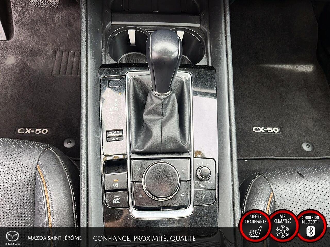 Mazda CX-50 GT avec moteur turbo | TOIT PANORAMIQUE | CUIR | AWD | 2024 Noir Saint-Jérôme - photo #19