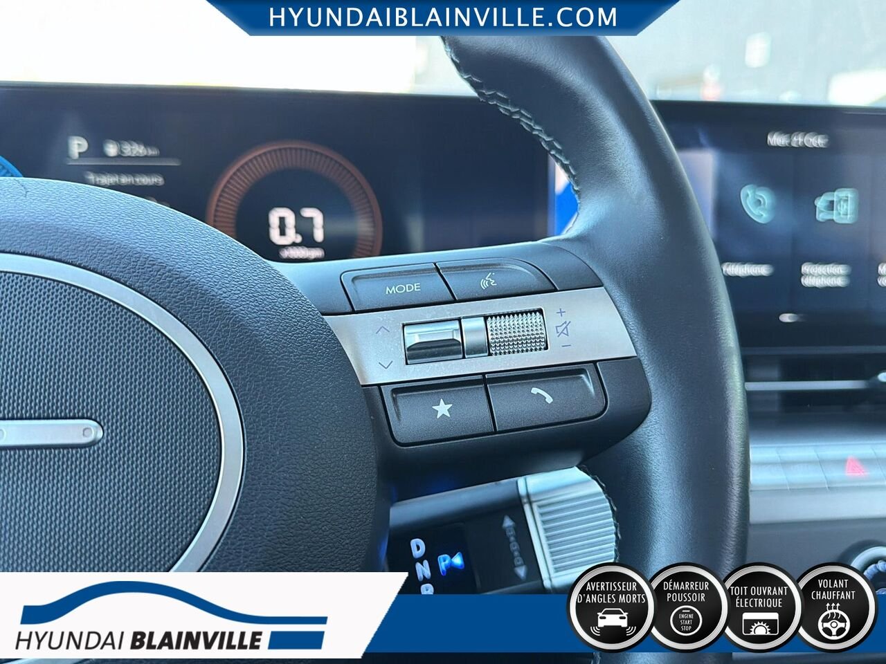 2025 Hyundai Kona White Blainville - photo #13