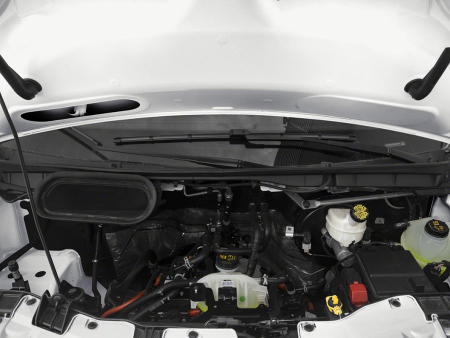 2025 Ford E-Transit Cargo Van Oxford White
