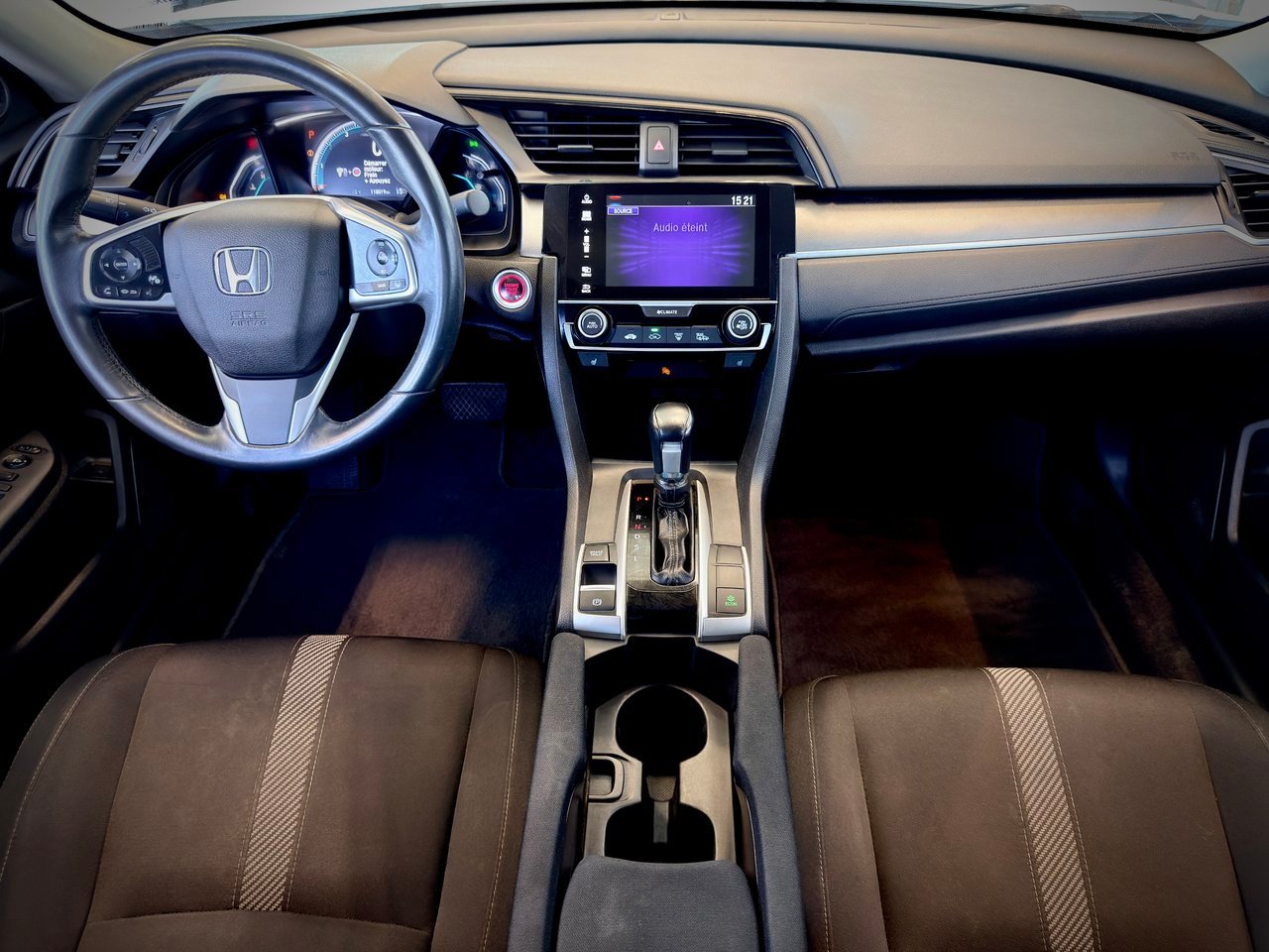 2018 Honda Civic Sedan White Notre-Dame-des-Prairies - photo #18