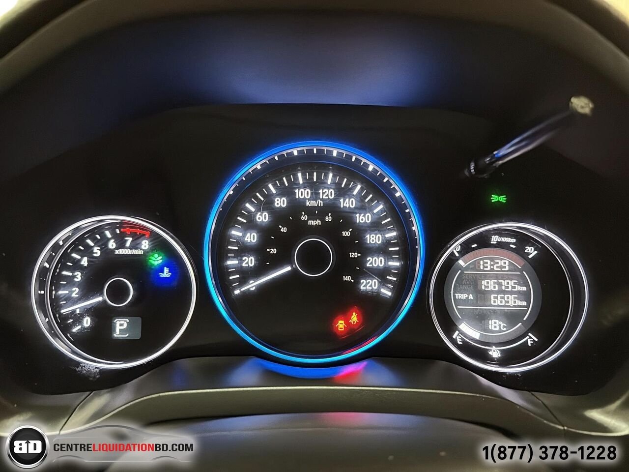 2016 Honda HR-V EX-L AWD CUIR TOIT OUVRANT | BD0229 Red Granby - photo #18