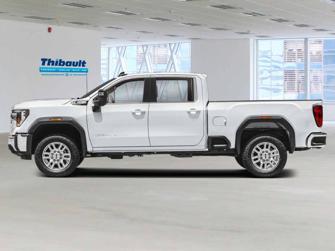 GMC SIERRA 2500HD SLE cabine multiplace 4RM 172 po 2026 Blanc Sherbrooke - photo #1