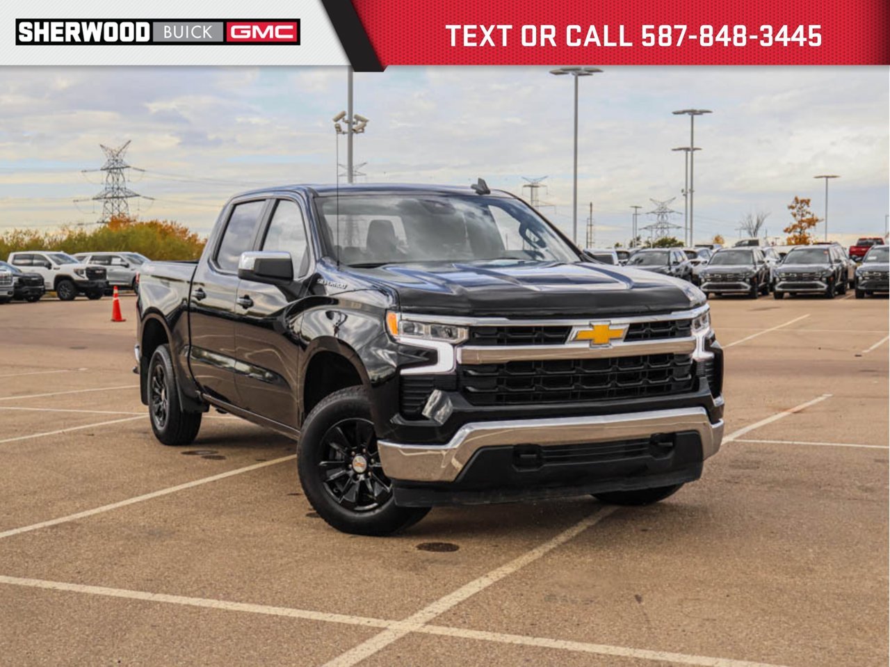 2026 Chevrolet Silverado 1500 4WD Crew Cab 147 LT Black Sherwood Park - photo #0