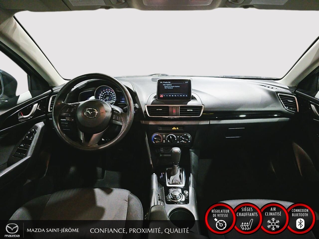 Mazda Mazda3 Sport GX | JAMAIS ACCIDENTÉ | A/C 2016 Blanc Saint-Jérôme - photo #20